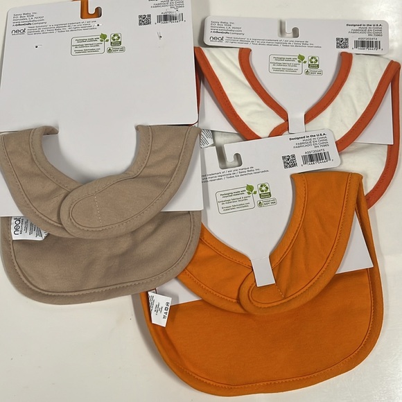 Set of 3 - Baby Bibs (Thanksgiving) - Picture 2 of 2